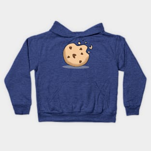 A baked cookie illustration Kids Hoodie